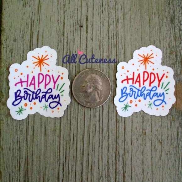 Happy Birthday Stickers Set - Picture 2 of 2